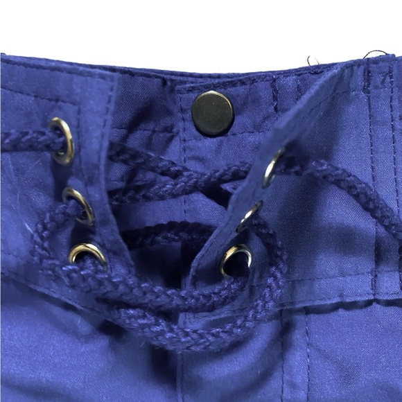 Sunset Med Blue Board Shorts Lace Tie Waist NWOT - Picture 2 of 6